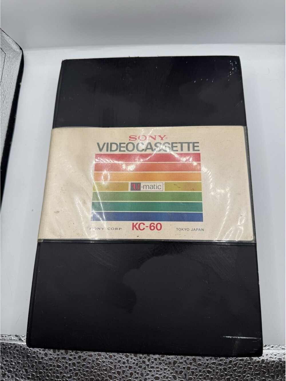 Mystery HTF U-matic KC-60 Sony Video Cassette Analog TV Production 1970-80 Rare